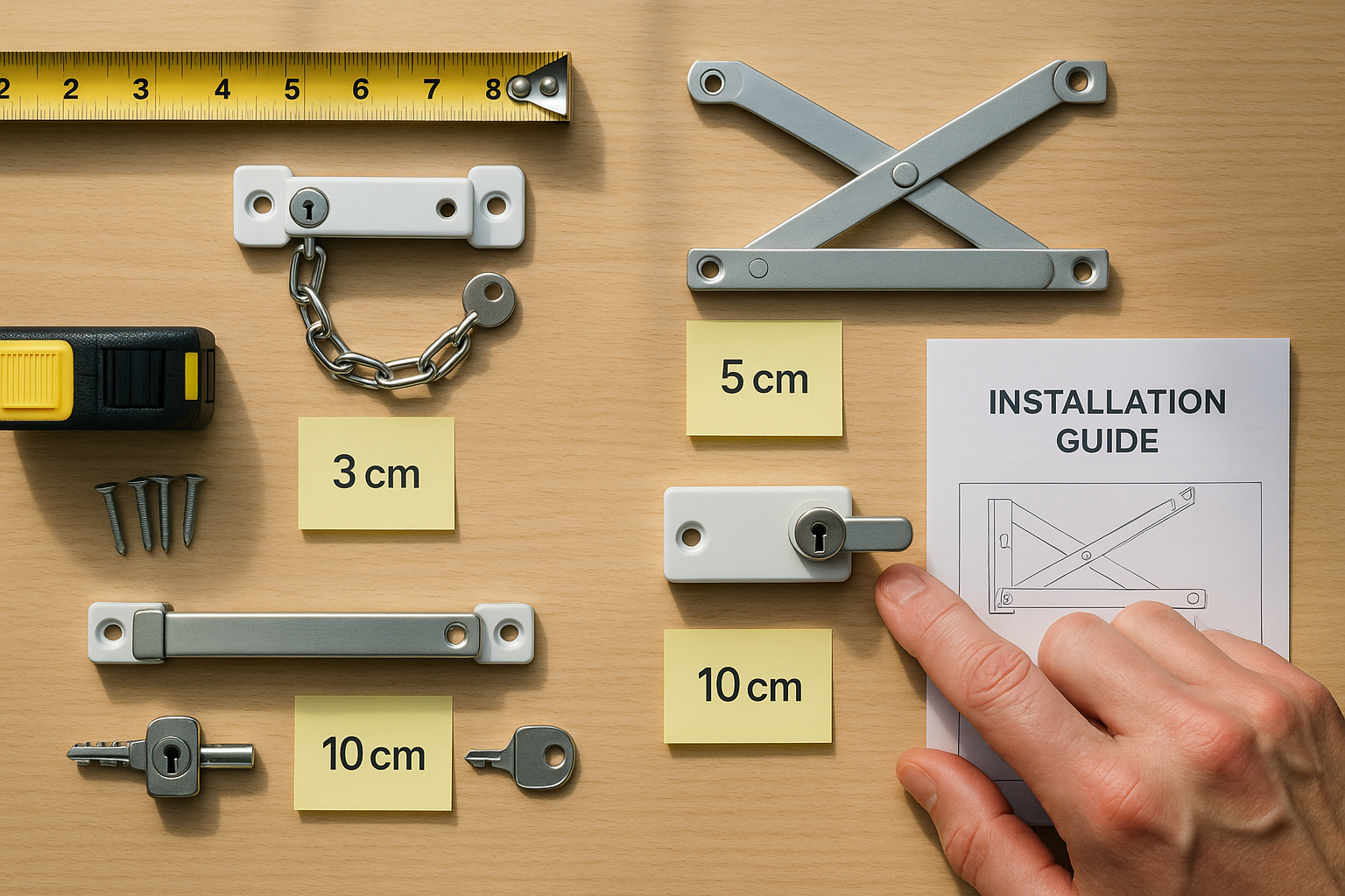 Kierstandhouder voor ventilatie en beveiliging