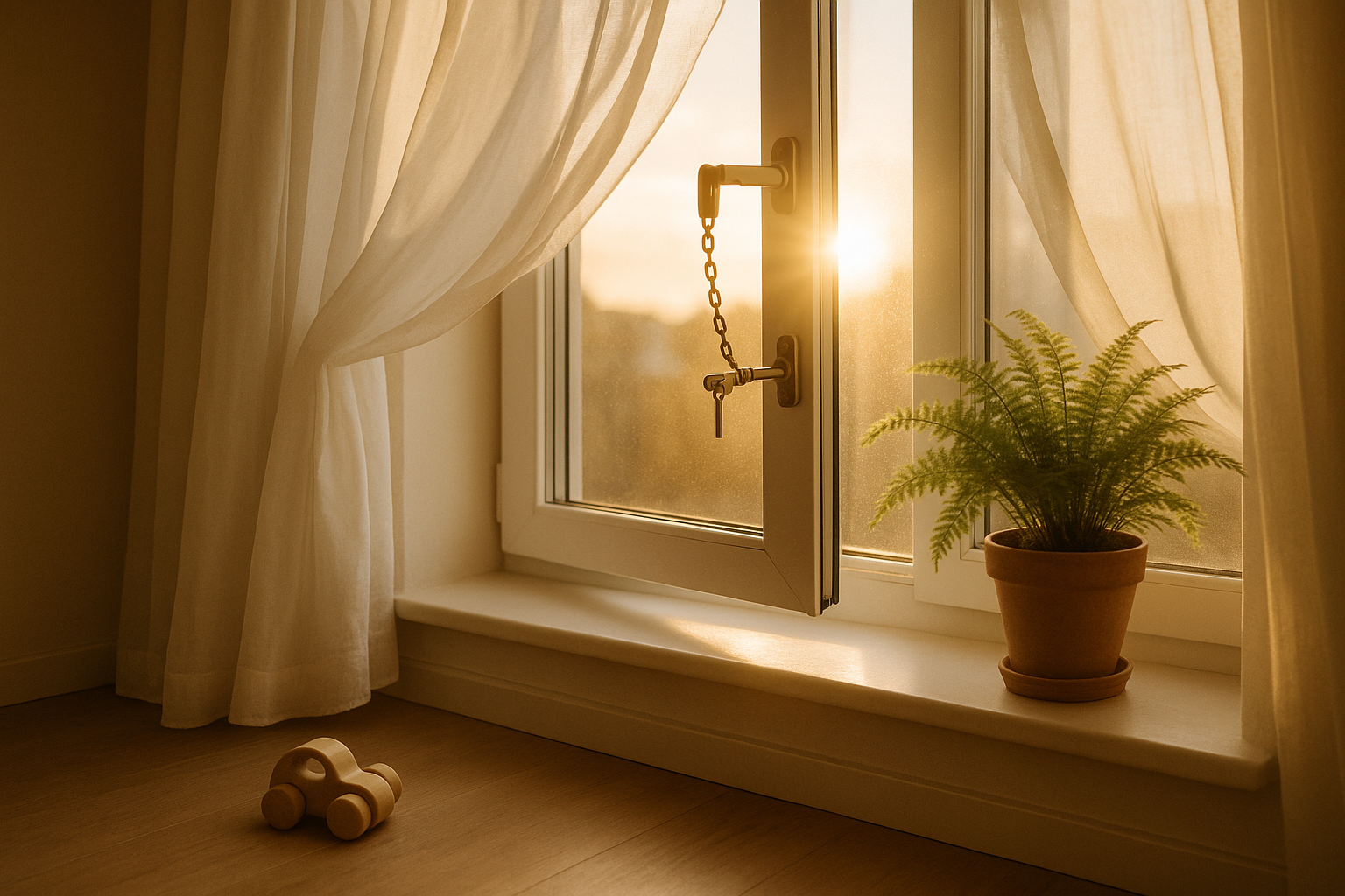 Installatie kierstandhouder op raam