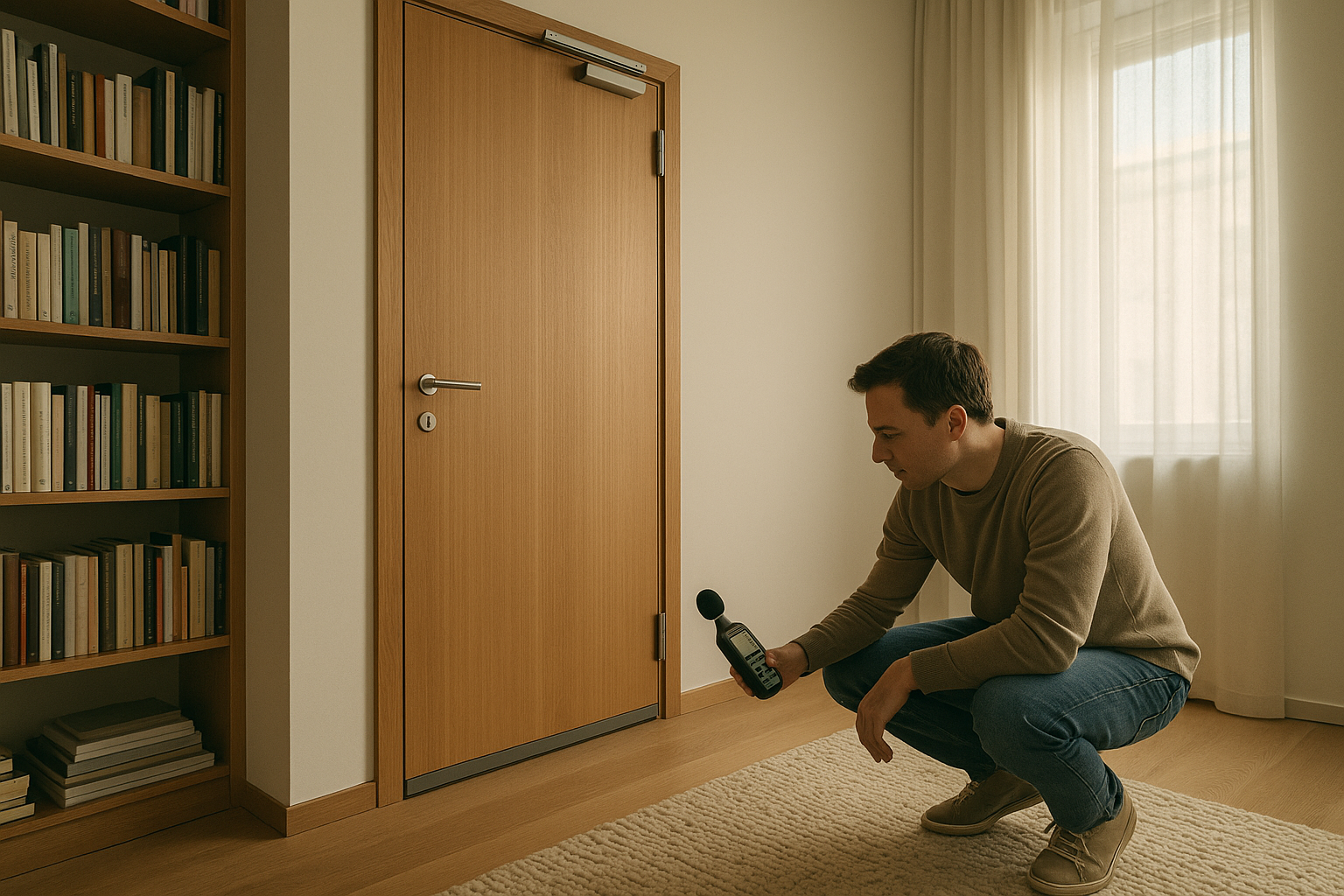 Installatie deurdranger kantoor